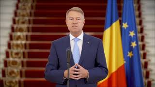 Klaus Iohannis  declaratie de presa 270420 [upl. by Ybbed]