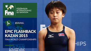 16yearold KIM Kuk Hyang wins first ever Diving Gold  Kazan 2015  FINA World Championships [upl. by Haisa]