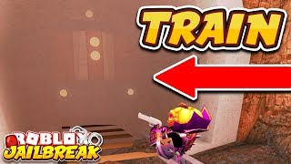 JAILBREAK TRAIN ROBBING EASTER EGG REAL Roblox Jailbreak Fall New Update [upl. by Ardnoid]