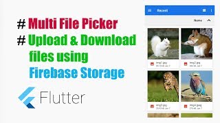 Flutter Tutorial  Firebase Storage Upload amp Download Files amp Multi File Pick coderzheavencom [upl. by Ajad432]