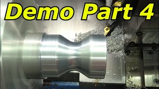 Mazatrol Programming Tutorial CNC Turning Demo Part 4 [upl. by Moia]