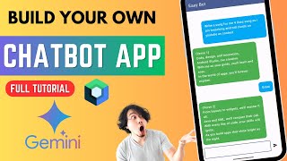 How to create ChatBot Gemini android app  Full Tutorial  2024 [upl. by Tanya]