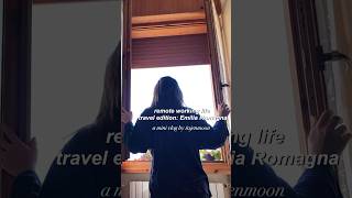 remote working life around the world 🇮🇹 remotework vlog workfromhome [upl. by Nelleus487]