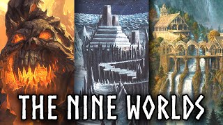 The COMPLETE Mythology of the Nine Norse Worlds  Norse Mythology Explained  Jon Solo [upl. by Iznek]