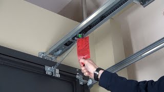 How to disconnect and reconnect a Garador retractable Up amp Over garage door to the operator boom [upl. by Johannes]