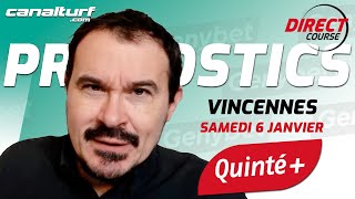 Pronostic Quinté et des courses PMU du Samedi 6 janvier 2024  En partenariat avec GenybetTurf [upl. by Attekal217]