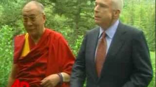 McCain Meets With the Dalai Lama [upl. by Pooley]