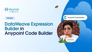 DataWeave Expression Builder in Anypoint Code Builder [upl. by Yreme499]