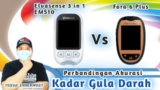 Hasil Akurasi Gula Darah Elvasense EMS10 dan Fora 6 Plus [upl. by Celestia]