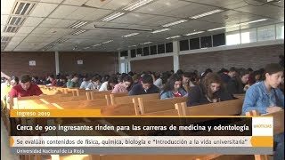 U Noticias  Cerca de 900 ingresantes rinden para las carreras de medicina y odontología [upl. by Fini]