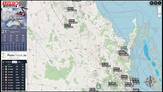 LIVEstream Aircraft Radio and Weather  Fraser Coast Queensland Australia [upl. by Adnah698]