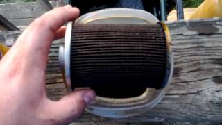 SludgeCarbon from 1000 miles oil filter change [upl. by Acenahs563]