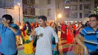 kaka bapa na poriya song garba dance at Vertical Oriana society 2024 Keshav nagar pune [upl. by Naitsihc]