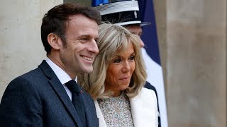 ‘Creepy’ Emmanuel Macron’s 24year age gap with wife under spotlight [upl. by Kela819]