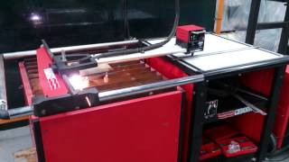 Cebora Plasma Cutting Table Cut Test [upl. by Atnicaj]