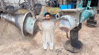 How to Repair a Broken Heavy Vehicle Trailer Axle  Trailer Solution Broken solid rear axle [upl. by Brout959]