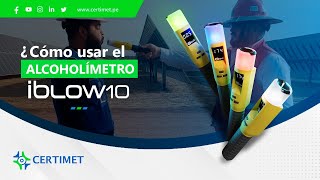 ¿Cómo usar el alcoholímetro iBlow10  Manual de uso [upl. by Inajar446]