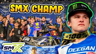 Haiden Deegan Wins The Worlds First SuperMotocross Championship 500K Prize LA Coliseum 23 [upl. by Moyer562]