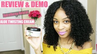 Hydratherma Naturals Aloe Curl Enhancing Cream Review [upl. by Akenit29]