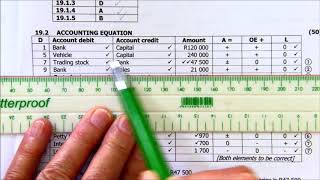 Accounting equation Q19SG [upl. by Calbert]