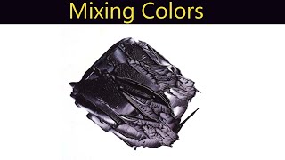 How To Make Dark Blue Black Color Paint  Mixing Colors [upl. by Dichy]