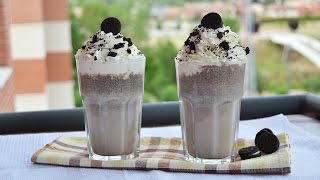 Oreo Vanilla Ice Cream Milkshake  Easy Homemade Oreo Milkshake Recipe [upl. by Leff]