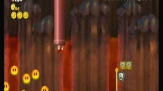 NSMB Wii Custom Level  Journey to the center of the Earth [upl. by Ahseina]