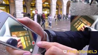 Screen Protector Rhino shield  Drop test in London [upl. by Farly]