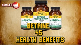 Betaine 45 Health Benefits [upl. by Calla]