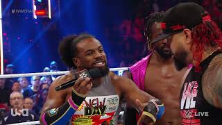 The New Day amp The Usos Fire Promo  WWE Raw 11722 Full Segment [upl. by Eiderf]