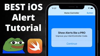 Alert Controllers for Beginners amp Pros Swift 2023 Programmatic UIKit [upl. by Ydnem]