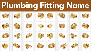 Plumbing Materials Name and Pictures  Plumbing Fittings Name  Plumbing Work  Plumbing Fixtures [upl. by Nixon]