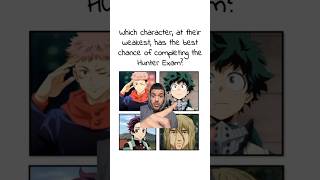 WHO WOULD PASS THE HUNTER EXAM 🎣 anime manga shorts [upl. by Eckhardt134]