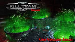 Warhammer 40K Kill Team  Librarian Campaign  Chem Generator Assault [upl. by Zacharias]