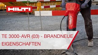 Hilti TE 3000AVR  Brandneue Eigenschaften [upl. by Tama359]