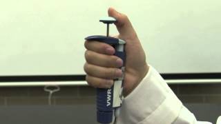 How to use a micropipette [upl. by Lerraf]