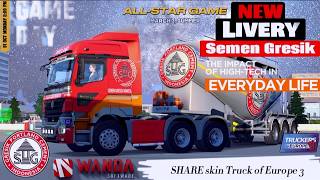 ☢️Wow😱amazing livery SGI  Semen Gresik Indonesia  Livery Truck of Europe 3 [upl. by Jayne]