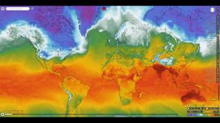 Mapa de temperaturas en Meteorología Interpretación [upl. by Damales]