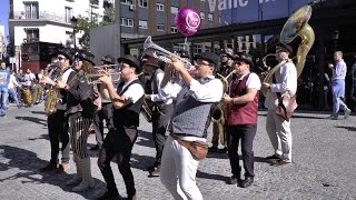 El Puntillo Canalla Brass Band quotFeel Like Funkin It Upquot  Busking in Tapapiés [upl. by Russia114]