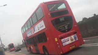 London Buses at Silver Street Edmonton  13418 [upl. by Aryt]