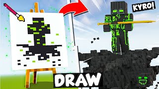 NOOB vs PRO DRAWING BUILD COMPETITION in Minecraft Episode 9 [upl. by Tnecniv]