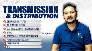 Transmission amp Distribution Part1 Electrical Engg Theory classes by Raman sir EAD Online Classes [upl. by Arayc]