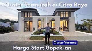 Rumah termurah di Citra Raya Tangerang  Cluster Varenna cicilan 3JTan [upl. by Aliuqat]