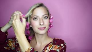 Spoolies Hair Curlers  Original Pink How to Use Heatless Curlers for Beautiful Healthy Hair [upl. by Yate959]