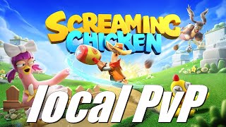 Screaming Chicken Ultimate Showdown PC  local PvP gameplay single PC multiplayer [upl. by Linnie]