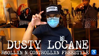 DUSTY L0CANE  R60LLXN N CONTROLLXN FREESTYLE Official Video  CROOKLYN REACTION [upl. by Nirrok]