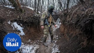 Ukraines 3rd Assault Brigades target Russian soldiers during brutal trench battle [upl. by Serdna]