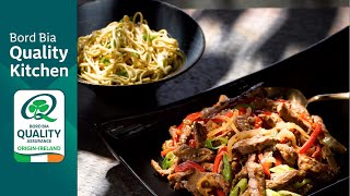 Lamb Stir fry with Leeks and Peppers [upl. by Raclima]