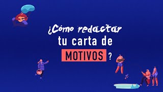 ¿Cómo redactar tu carta de motivos [upl. by Echikson]