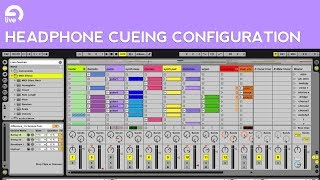 Ableton Live DJ Tutorial How to Set Up Headphone Cueing [upl. by Enelcaj428]